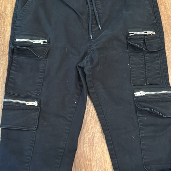 Hot Topic Black Drawstring Pants - Picture 2 of 5